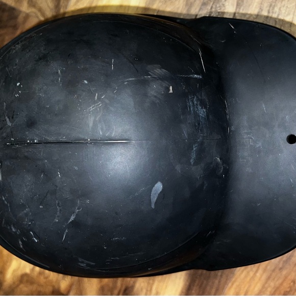 Schutt XR2 baseball or softball batting helmet in a matte black finish - Picture 4 of 6